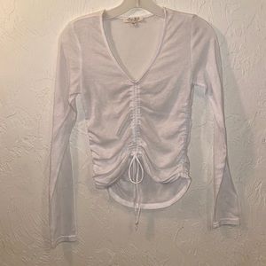 White long sleeve shirt